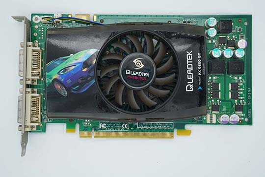 丽台Winfast PX9800 GT HDCP 1GB显示卡（nVIDIA GeForce 9800 GT芯片）